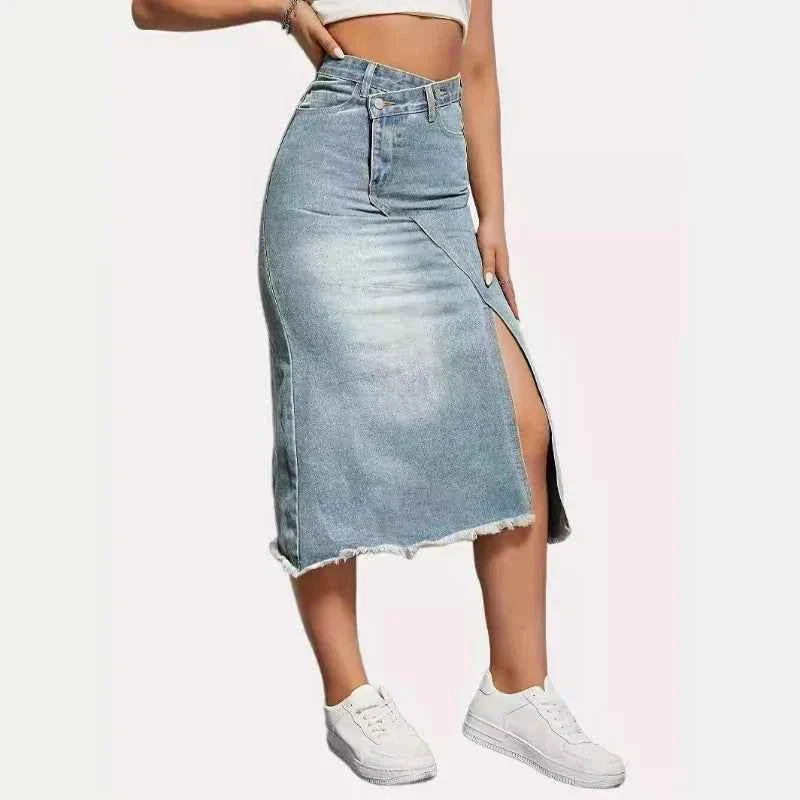Denim-maxi-skirt GONZALES ONLINE SHOP