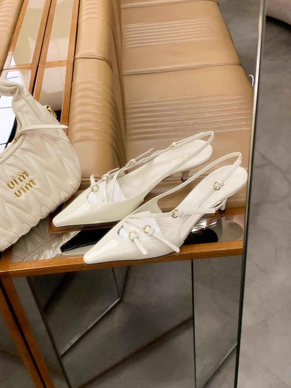 Women's High Heel Sandals with Adjustable Buckle - Versatile All-match Design - GONZALES ONLINE SHOP