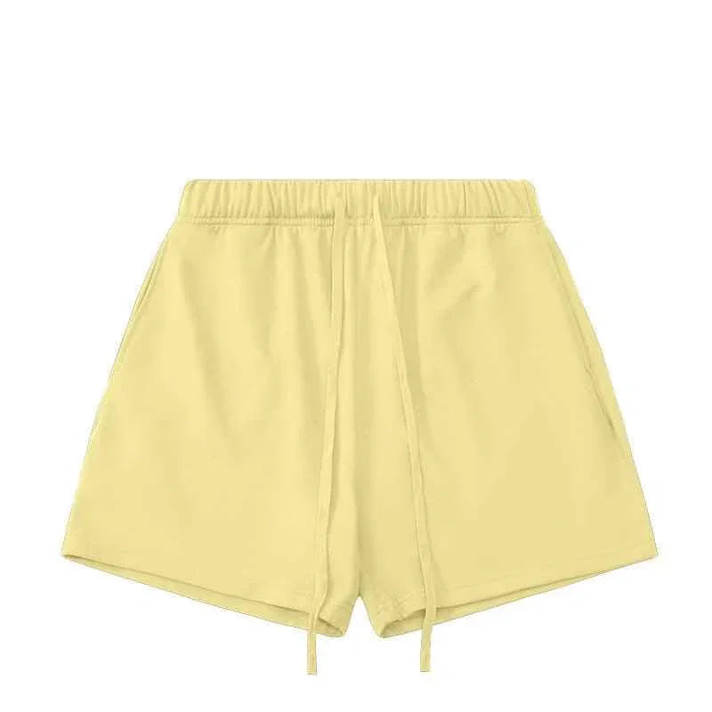 Heavy Fog Color Shorts - Basic Style Loose Fit Streetwear - GONZALES ONLINE SHOP