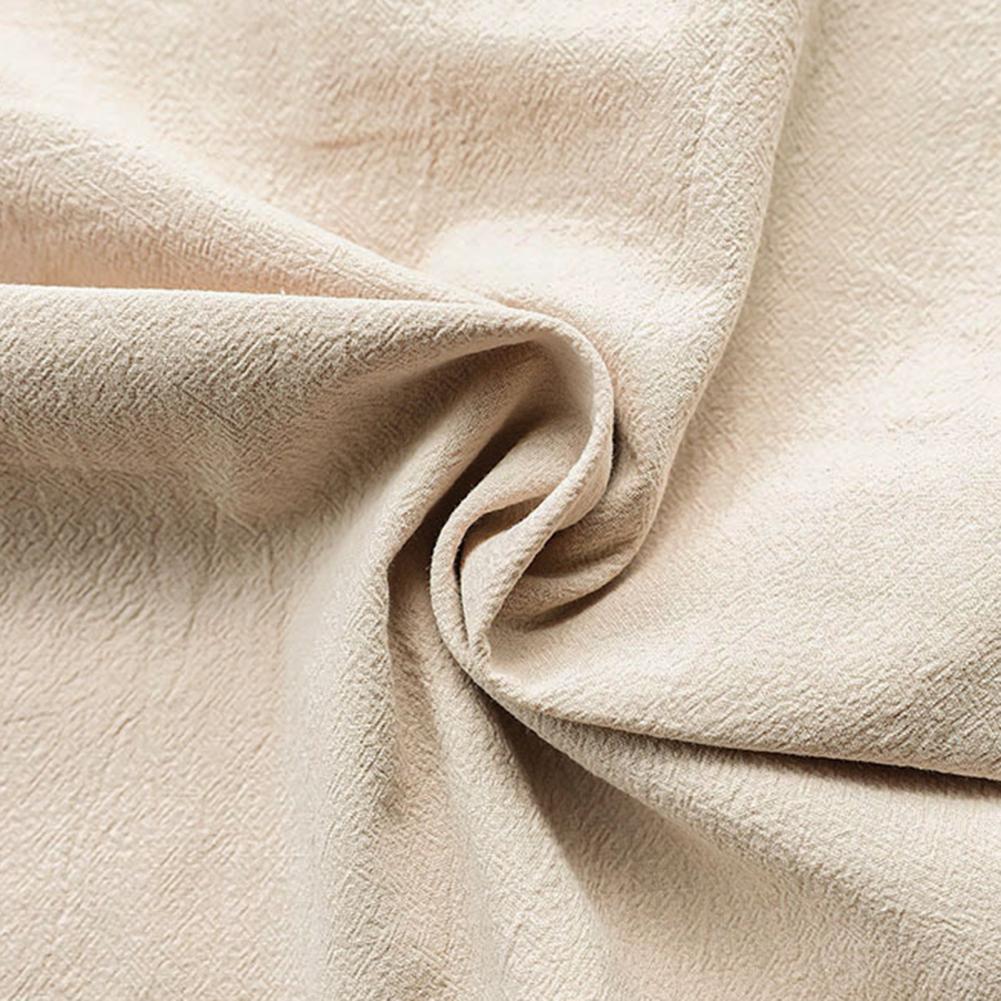 Men Casual Outfit Solid Color Homewear Chinoiserie Summer Two Piece Short Sleeve T Shirt Drawstring Pants Set Men Clothing Suit GONZALES ONLINE SHOP