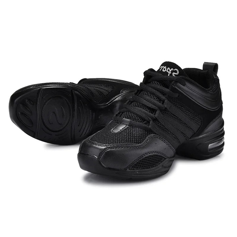 Dancing Shoes Sports Feature Modern Dance Jazz Shoes Soft Outsole Breath Dance Shoes Sneakers For Woman Practice Shoes GONZALES ONLINE SHOP