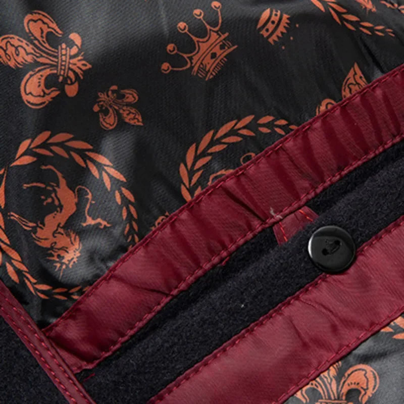 Autumn Winter Men's Wool Trench Coat Fashion Double Collar Blends Thicken Business Overcoat - GONZALES ONLINE SHOP