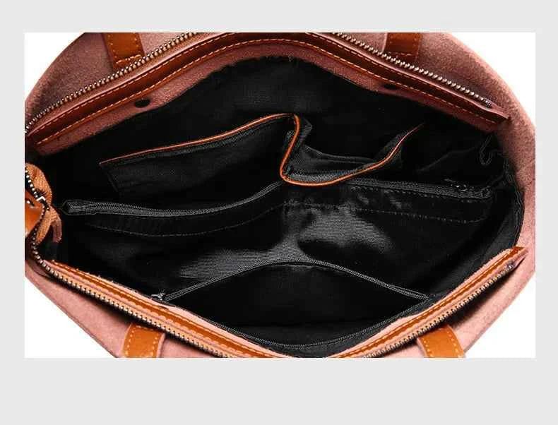 Cow Leather Bag Ladies Genuine Leather Handbags Big Women Bag Large Vintage Female 2023 Office Hand Shoulder Bags For Women Tote