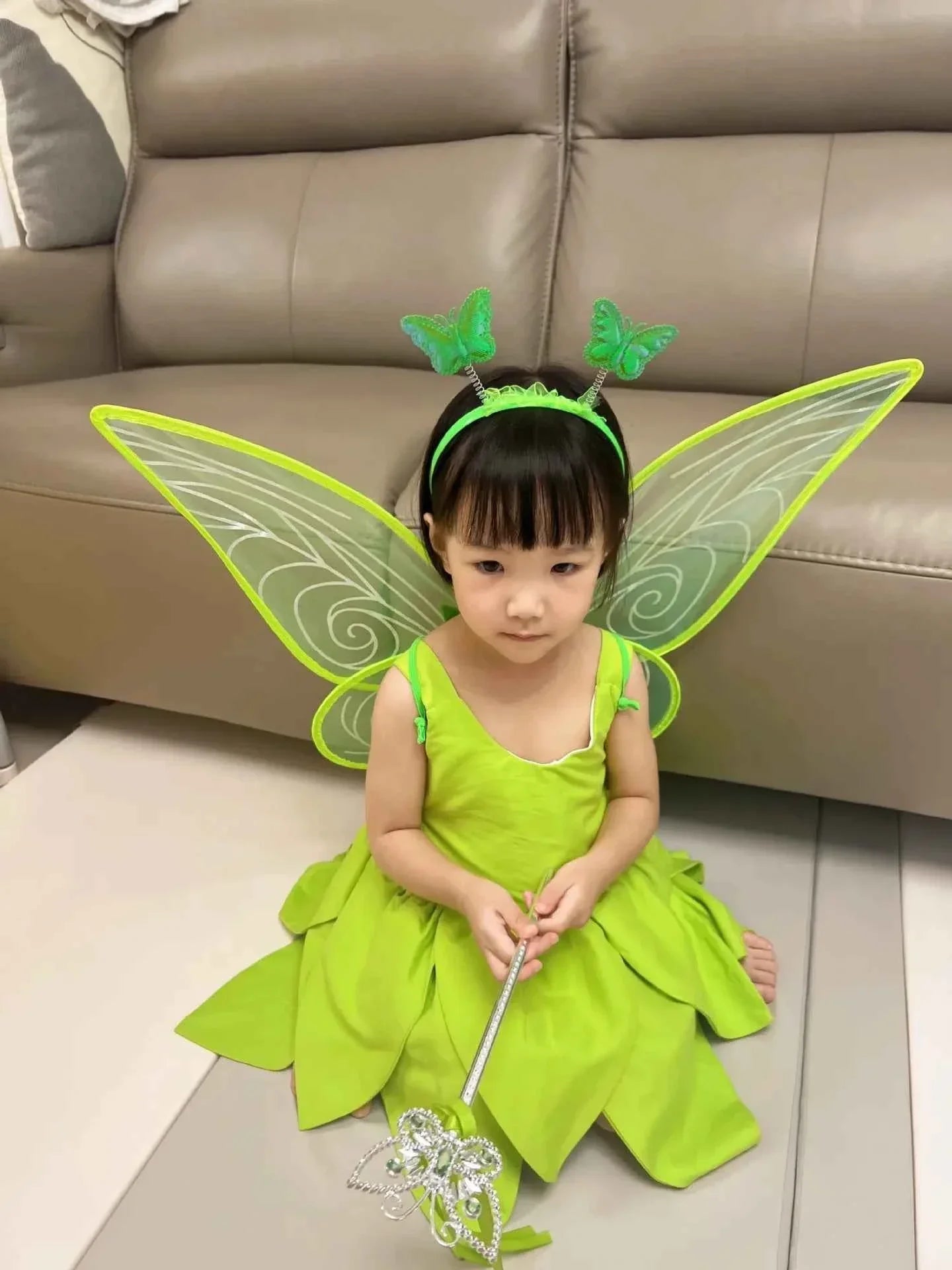 Baby Girl Fairy Dress Tinker Bell Inspired Costume - GONZALES ONLINE SHOP