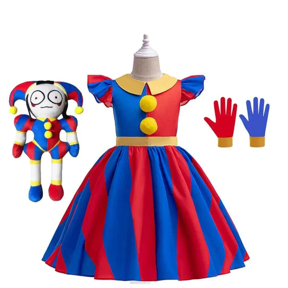 Kids Pomni Costume - Adorable Cosplay Outfit for Children - GONZALES ONLINE SHOP
