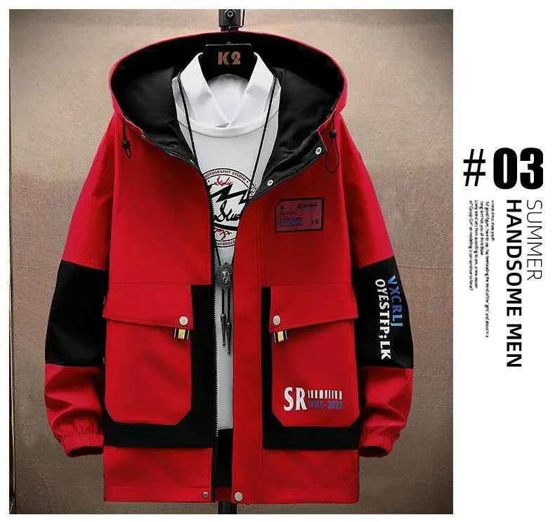 Men's Hooded Windproof Jacket Casual & Comfortable - GONZALES ONLINE SHOP