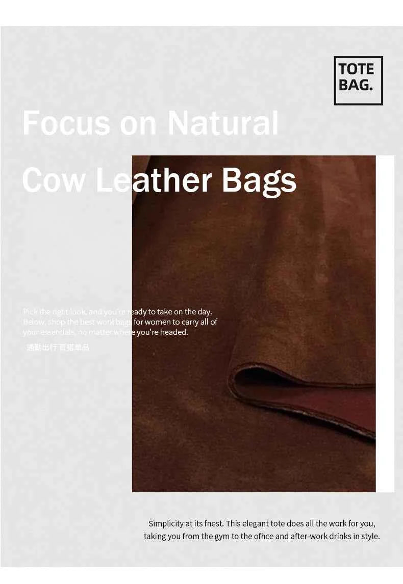 Women's Natural Nuede Genuine Leather Handbags Ladies large capacity Tote Bag Female Design Luxury Commuting Yoga Bag hobo bag