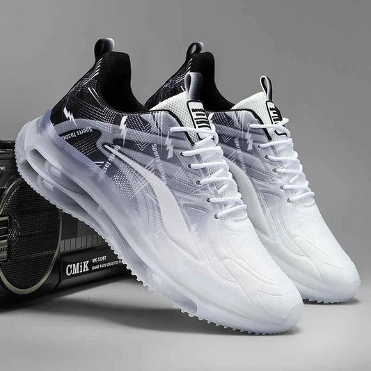 Men's Fashionable Basketball Shoes, with Air Cushioning, Comfortable and Non-Slip, Breathable and Shock-Absorbing, Suitable for Men's Outdoor Activities