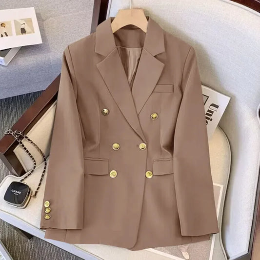 Women's Casual Blazer Spring Autumn Chic Elegant Sports Jacket Suit Coat Korean Blazers Outerwear for Women - GONZALES ONLINE SHOP