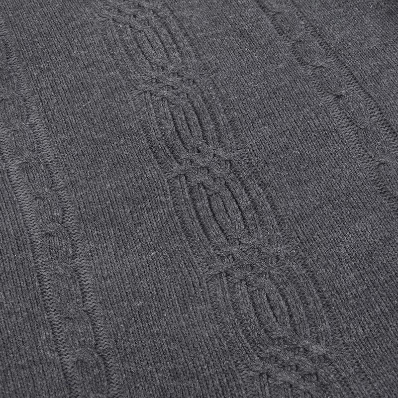 Autumn Winter Men's Turtleneck Sweater - Warm Retro Knitted Pullover Long Sleeve Sweater - GONZALES ONLINE SHOP