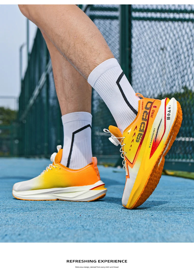 New Men's Running Shoes Breathable Outdoor Road Wear-Resistant Sport Sneakers Light Athletic Jogging Walking Shoes Fitness Shoes GONZALES ONLINE SHOP