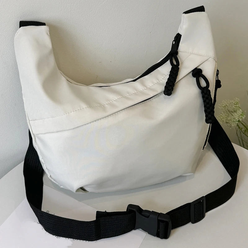 Neutral style tote bag with strap for carrying fitness items. New mini street-style handbag with shoulder strap. Lightweight and GONZALES ONLINE SHOP