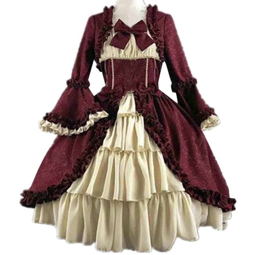 Medieval Goth Lolita Dress - Retro Court Style for a Unique Look - GONZALES ONLINE SHOP