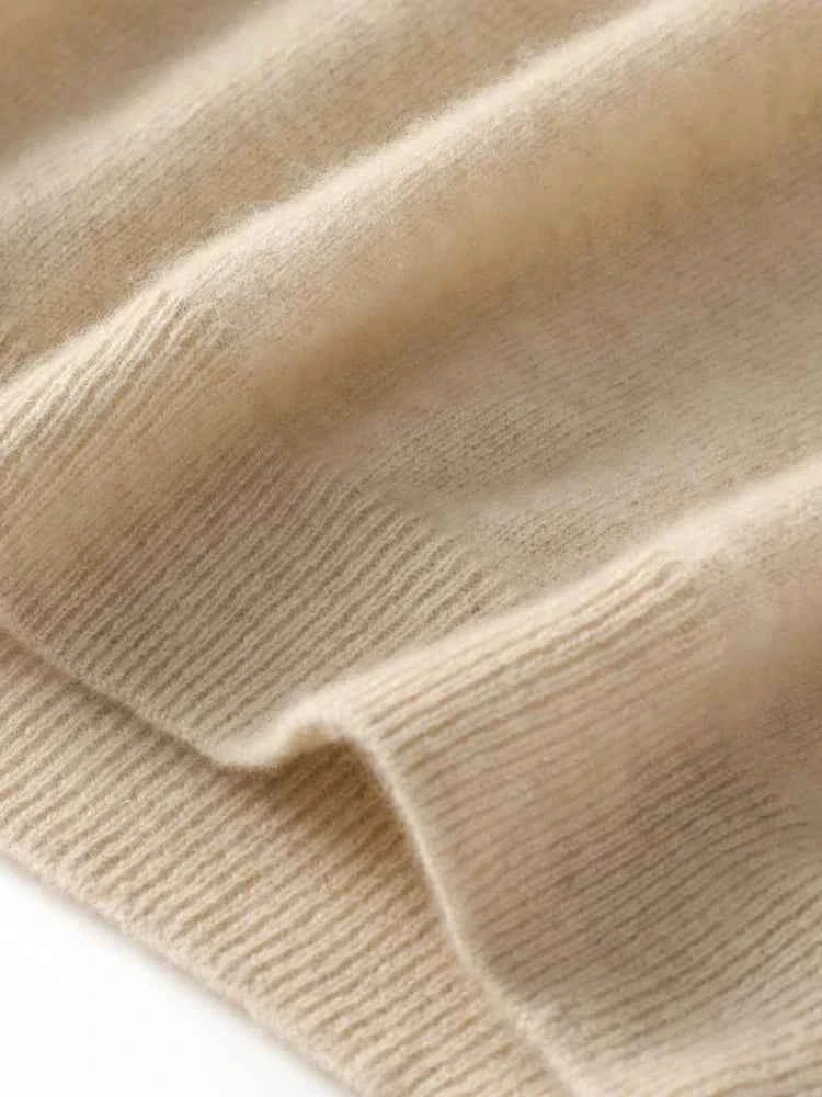 Women 100% Merino Wool Sleeveless Pullovers Turtleneck Sweater Waistcoat Wool Knitwear Spring Autumn Winter Fashion Vest Tops