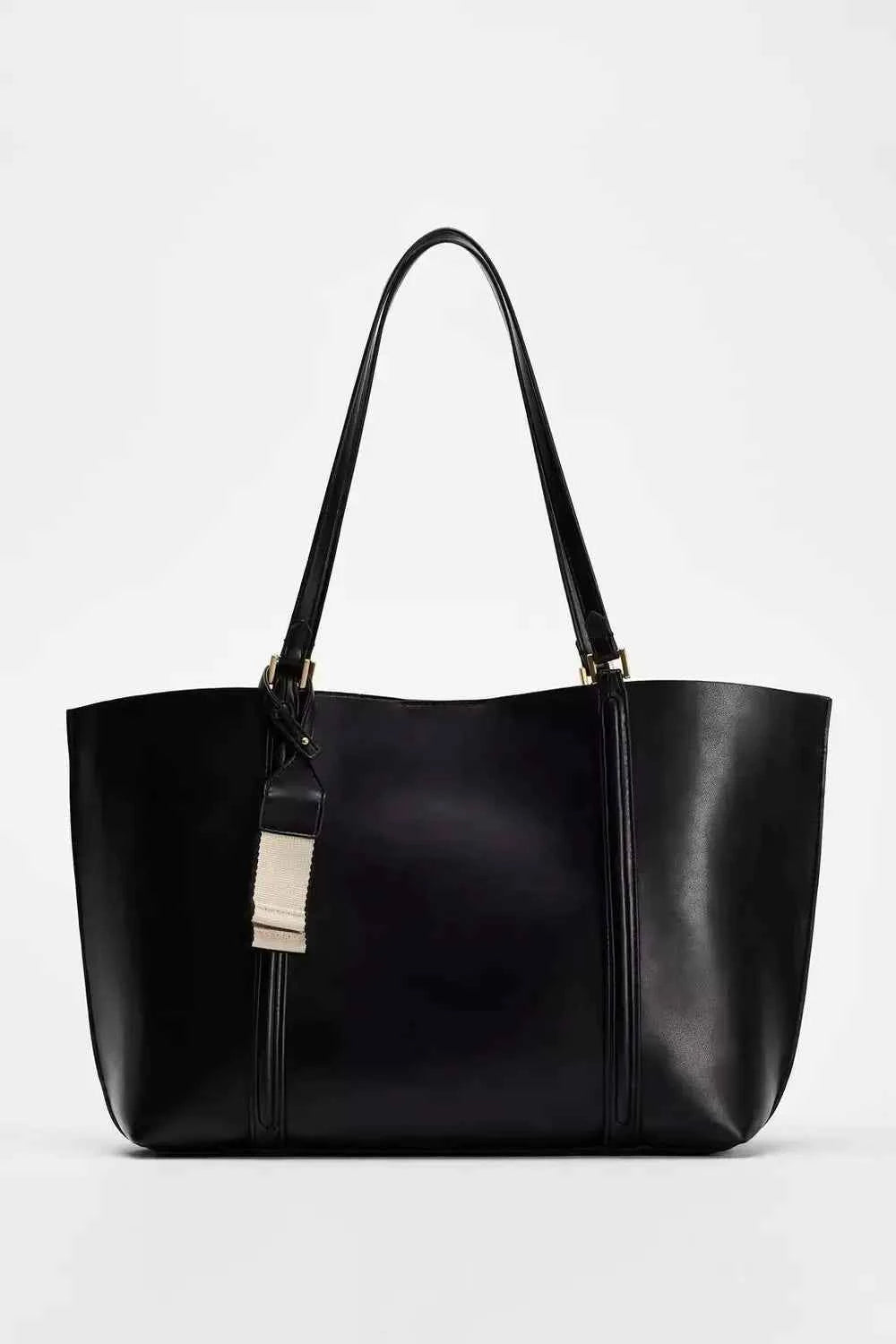 Fashion Minimalist Tote Bag Women Casual Leather Large Capacity Shoulder Bag Ladies High End Commute Shopping Underarm Bags 2025