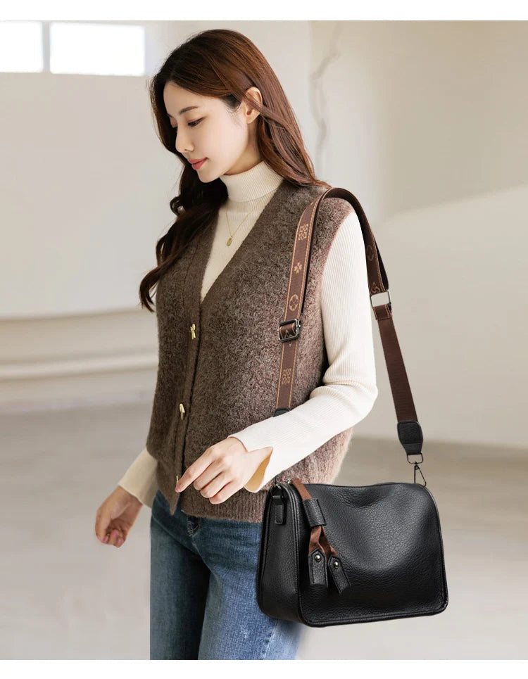 High Quality Genuine Leather Women Tote Bag Luxury Soft Cowhide Ladies Shoulder Crossbody Bags 2024 Fashion Female Messenger Sac GONZALES ONLINE SHOP