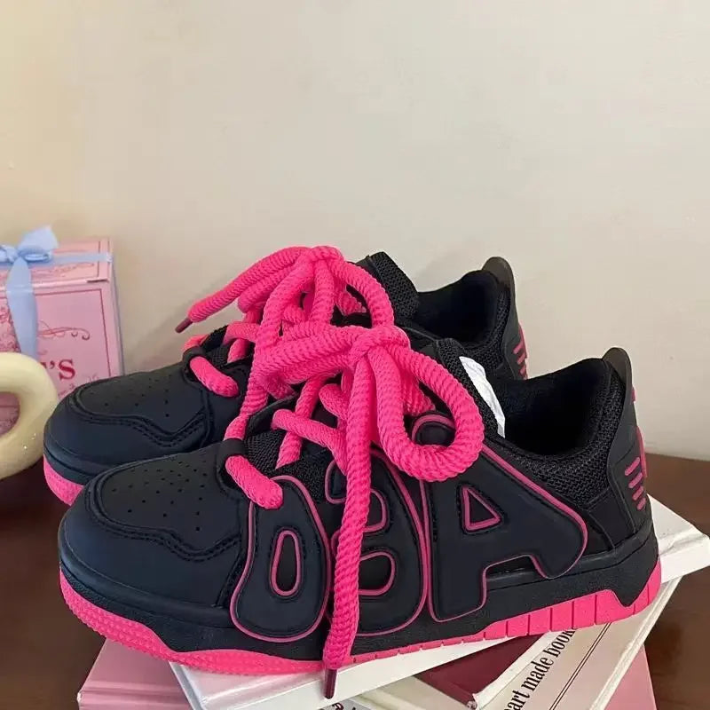 Sneakers Lace Up Athletic Shoes for Women Sports Light H Comfortable and Elegant Woman Footwear Original Deals Designer Luxury A GONZALES ONLINE SHOP