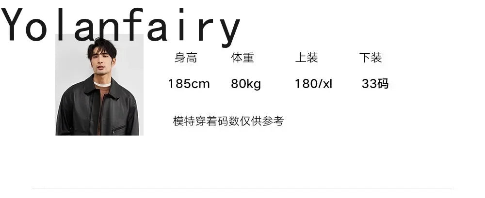 YOLANFAIRY Real Sheepskin Fur Men Jacket Natural Fur Coats Man Luxury Clothing Winter Jacket Black Fur Coat Куртка Мужская 2024 - GONZALES ONLINE SHOP