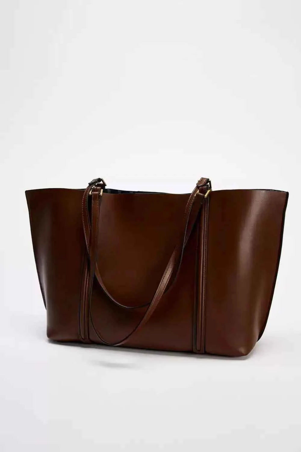 Fashion Minimalist Tote Bag Women Casual Leather Large Capacity Shoulder Bag Ladies High End Commute Shopping Underarm Bags 2025