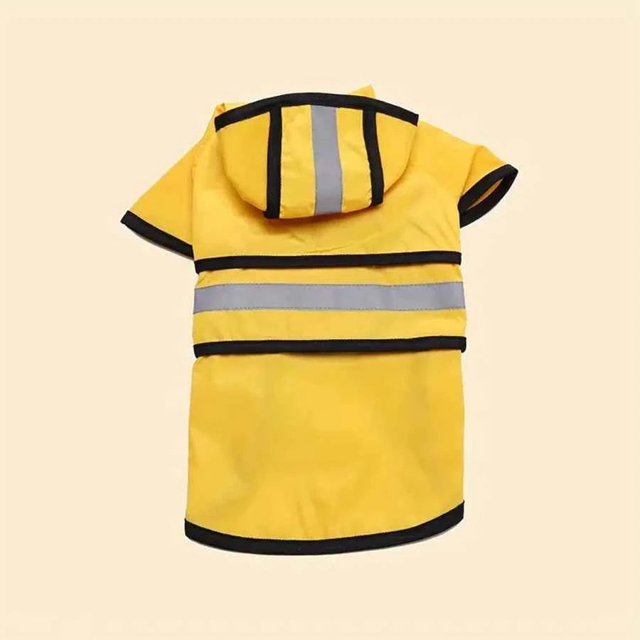 Keep Your Pet Dry And Comfortable - Adjustable Waterproof & Windproof Dog Raincoat!