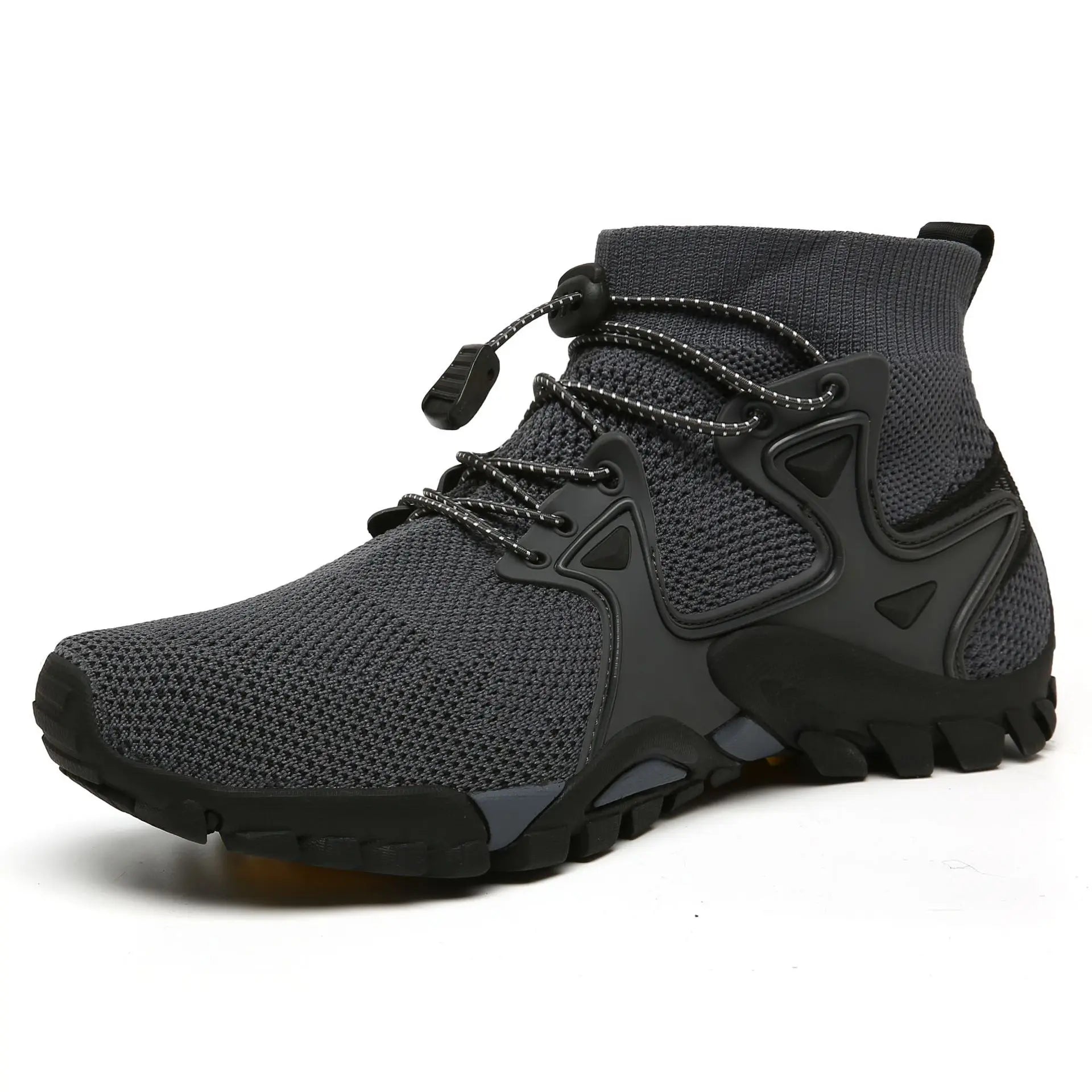 Shoes for Men Walking 2023 Summer New High Top Boots Breathable Mesh Mountaineering Outdoor Comfortable Leisure Travel Sneakers GONZALES ONLINE SHOP