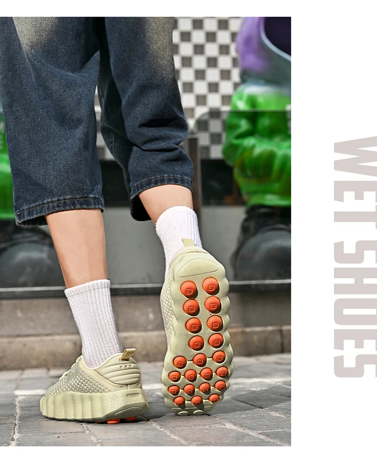 Men's Comfortable Casual Sneakers with Foot Sensing Massage Technology Women's Sports Breathable Lightweight Training Shoes GONZALES ONLINE SHOP