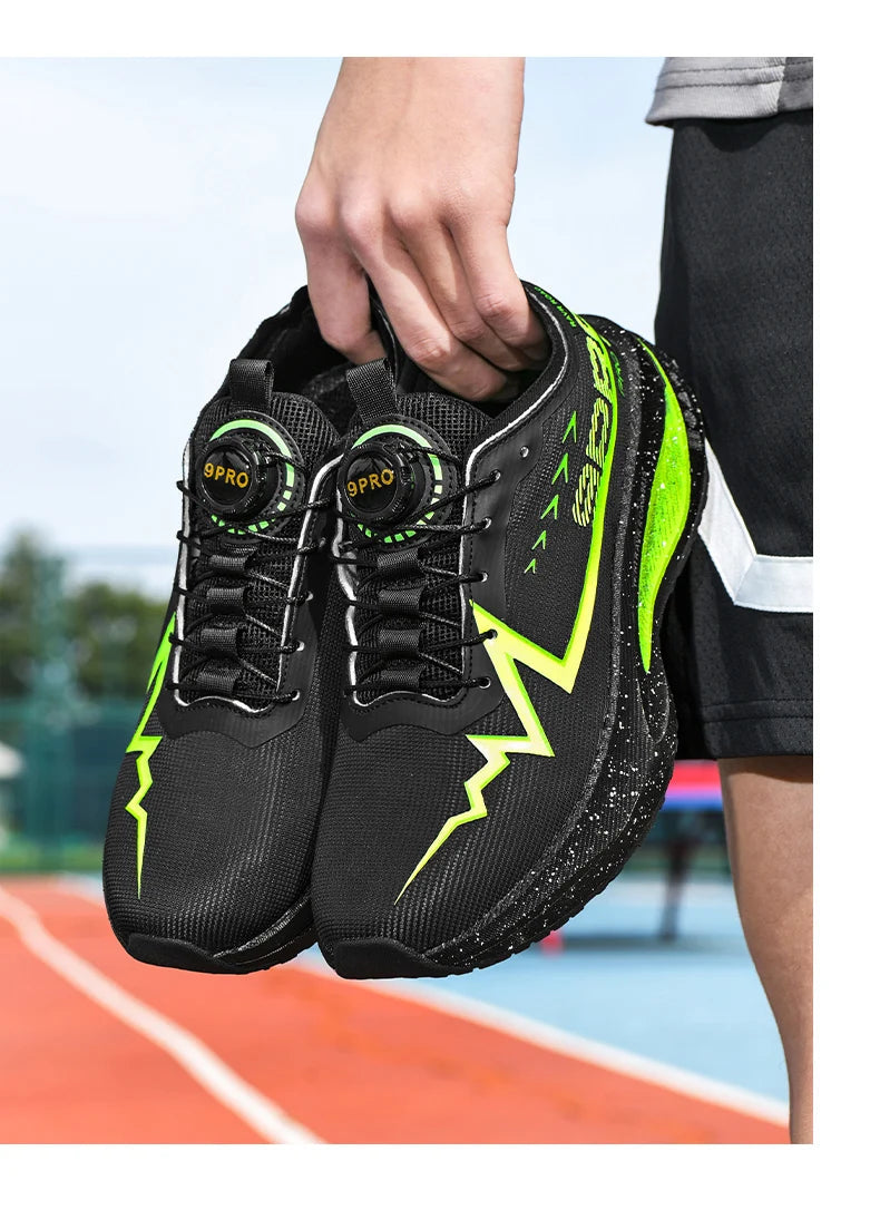 New Men's Running Shoes Breathable Outdoor Road Wear-Resistant Sport Sneakers Light Athletic Jogging Walking Shoes Fitness Shoes GONZALES ONLINE SHOP