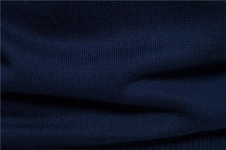 Men's Striped Cotton Sweater Pullover O Neck Knitwear Autumn Jumpers Plus Size 3XL 4XL - GONZALES ONLINE SHOP