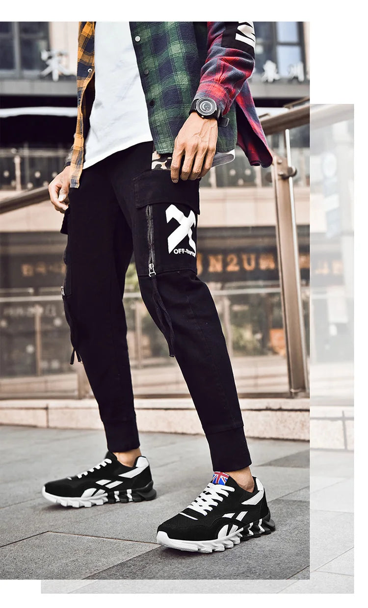 2025 New Men's Running Shoes Sneakers Breathable Casual Sneakers Anti-slip Vibration Comfortable Walking Men Shoes GONZALES ONLINE SHOP