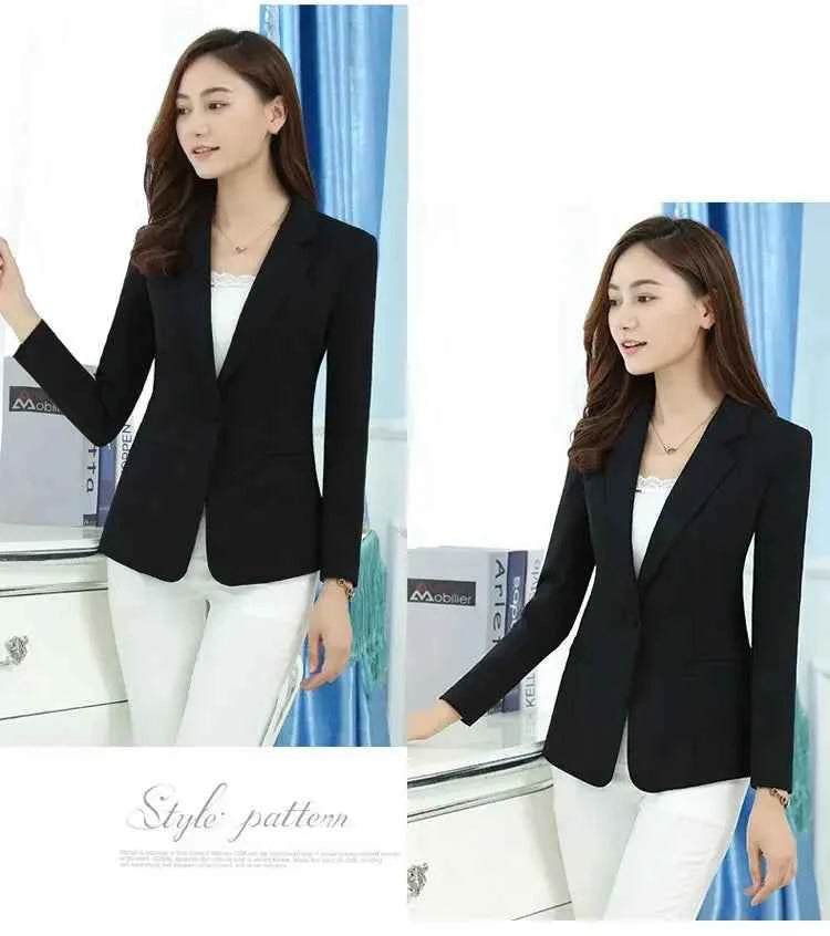 Women Blazer Office Ladies Elegant Outwear Long Sleeve Work Wear Classy Female Pink Suit African Autumn Fashion 2024 New 5XL