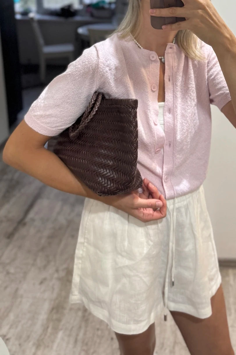 Handbags Women's Genuine Leather Shoulder Bag Weaving Casual Shopping Bag Vintage Big Tote Purse Cowhide Cross Hand Bags Lady GONZALES ONLINE SHOP