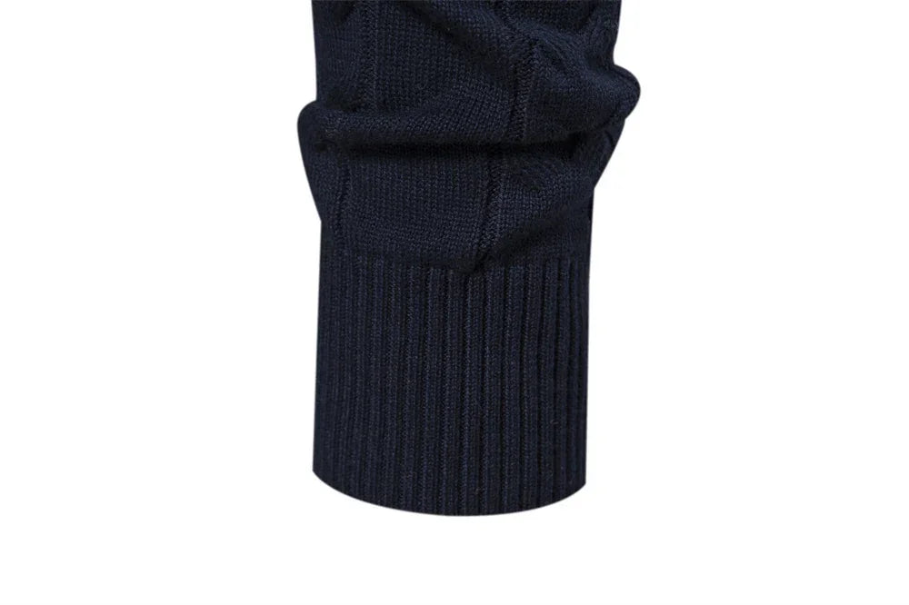 2023 New Autumn High Quality Zipper Pullers Men Warm Winter Cotton Sweaters for Men Ethnic Patterns Casual Mens Sweater GONZALES ONLINE SHOP