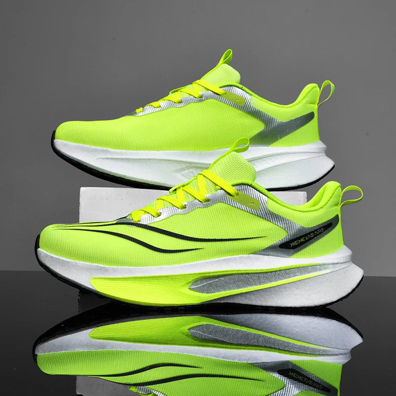 Running Shoes Men Women Non-Slip Wear-Resistant Rubber Outsole Breathable Shock Absorption Athletic Sneakers Outdoor Gym Sports GONZALES ONLINE SHOP