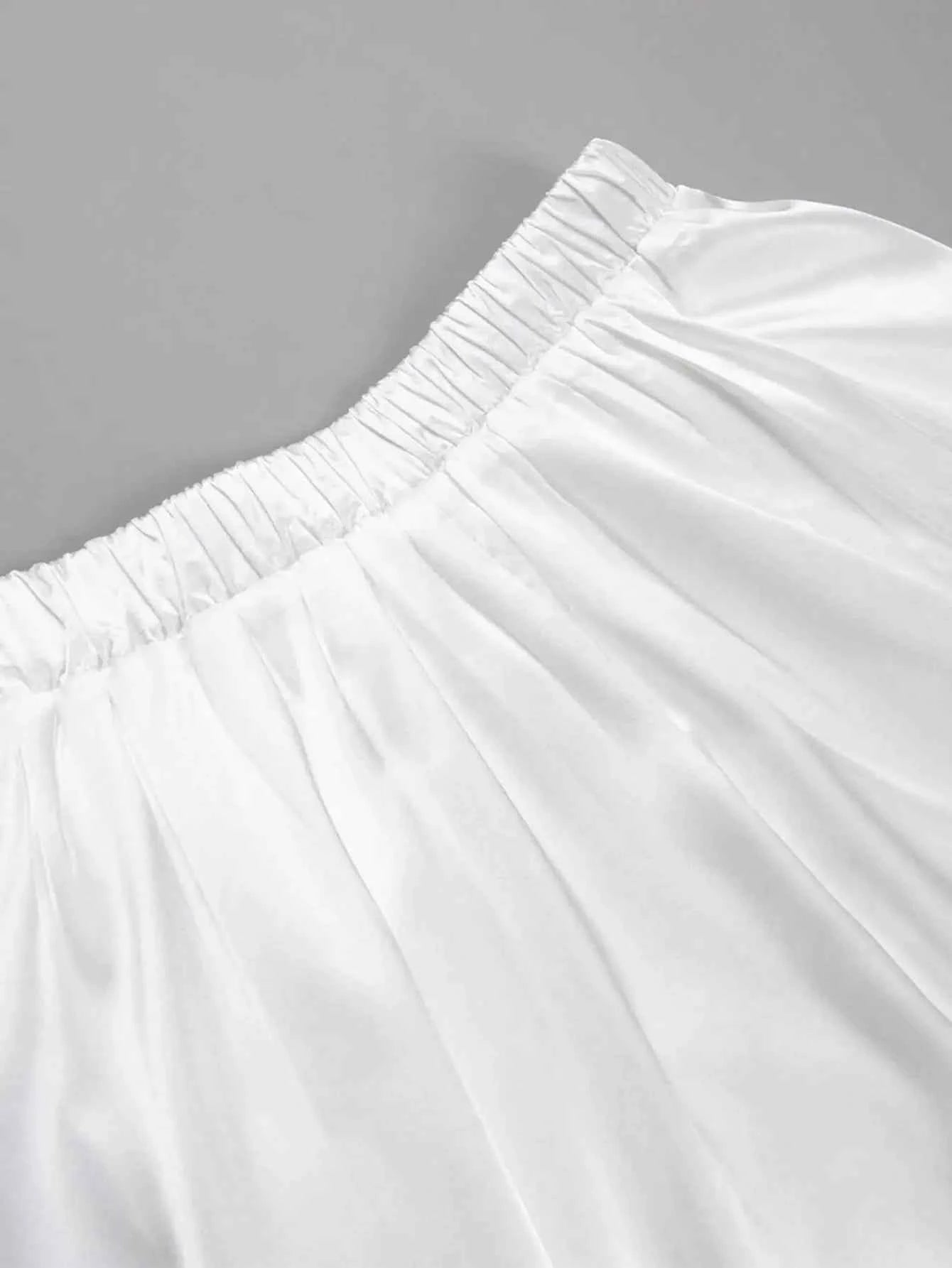 Sexy fashion maxi satin skirt women summer high waist long skirts elegant black white party skirt for woman clothing streetwear