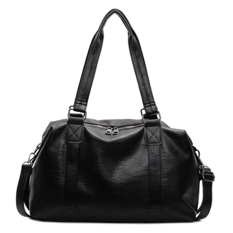 Fashion Tote Bag Leather Women Bag Simplicity Handbag Solid Vintage Shoulder Messenger Bag for Ladies GONZALES ONLINE SHOP