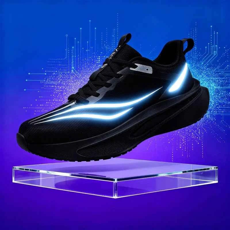 Running Shoes Men Women Non-Slip Wear-Resistant Rubber Outsole Breathable Shock Absorption Athletic Sneakers Outdoor Gym Sports
