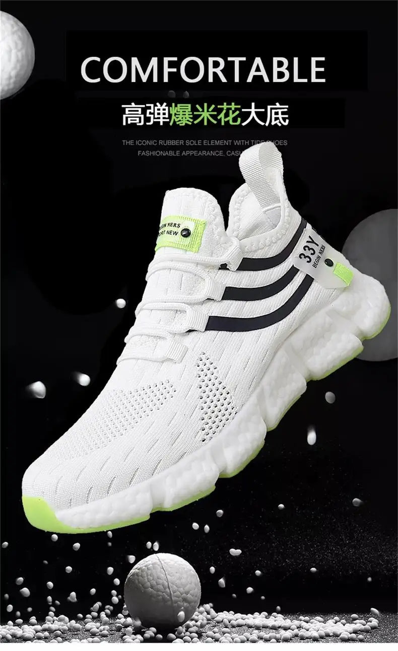 Men's Sneakers Breathable Running Shoes For Men Comfortable Classic Casual Shoes Men Tenis Masculino GONZALES ONLINE SHOP