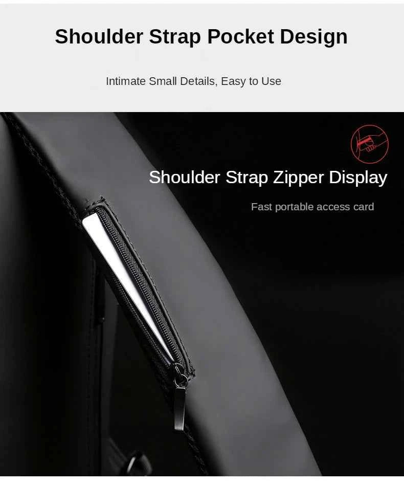 New Brand Designer Men Crossbody Bag PU Leather Classic Anti-Theft Shoulder Bag Chest Bag Multifunctional for Men