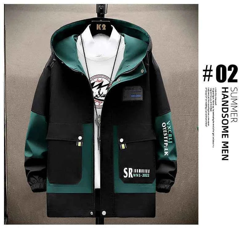 Men's Hooded Windproof Jacket Casual & Comfortable - GONZALES ONLINE SHOP