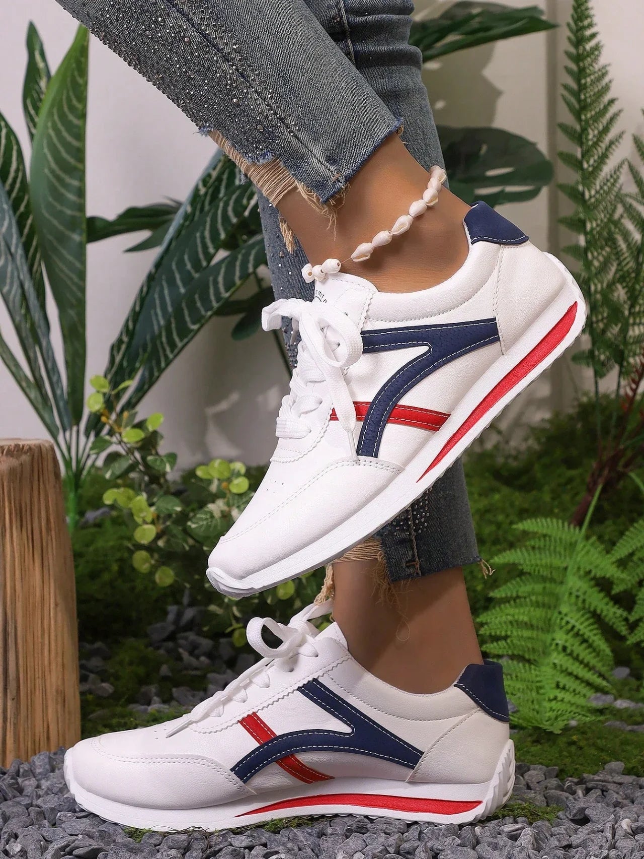 Sneakers Women New Sports Shoes Women's Small White Shoes Fashion Comfort Sneakers All-match Lightweight Casual Running Shoes GONZALES ONLINE SHOP