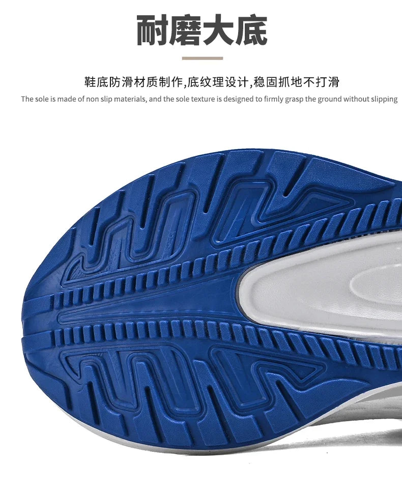 Sneakers Men High-quality Running Shoes with Popcorn Shoe Comfortable Unisex Running Walking Casual Tennis Shoe Breathable Light GONZALES ONLINE SHOP