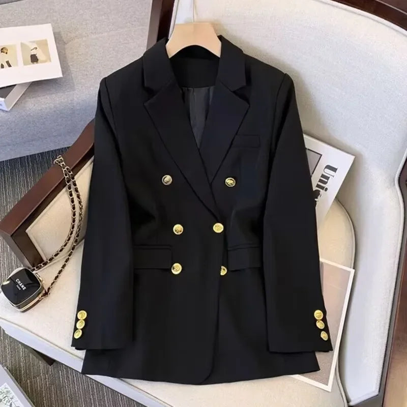 Women's Casual Blazer Spring Autumn Chic Elegant Sports Jacket Suit Coat Korean Blazers Outerwear for Women - GONZALES ONLINE SHOP