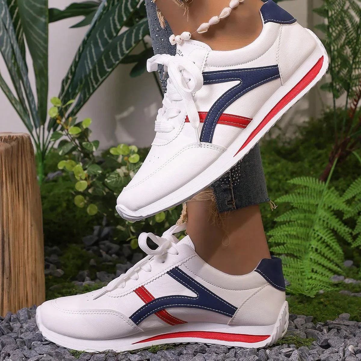 Sneakers Women New Sports Shoes Women's Small White Shoes Fashion Comfort Sneakers All-match Lightweight Casual Running Shoes GONZALES ONLINE SHOP