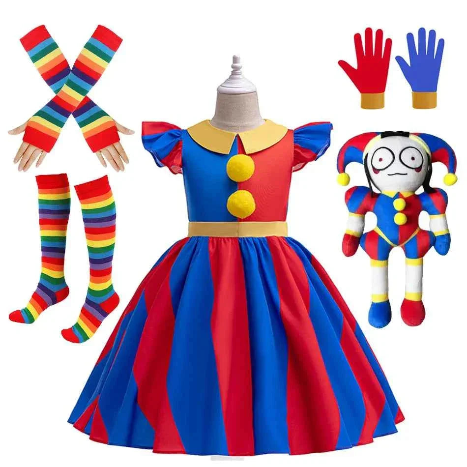 Kids Pomni Costume - Adorable Cosplay Outfit for Children - GONZALES ONLINE SHOP