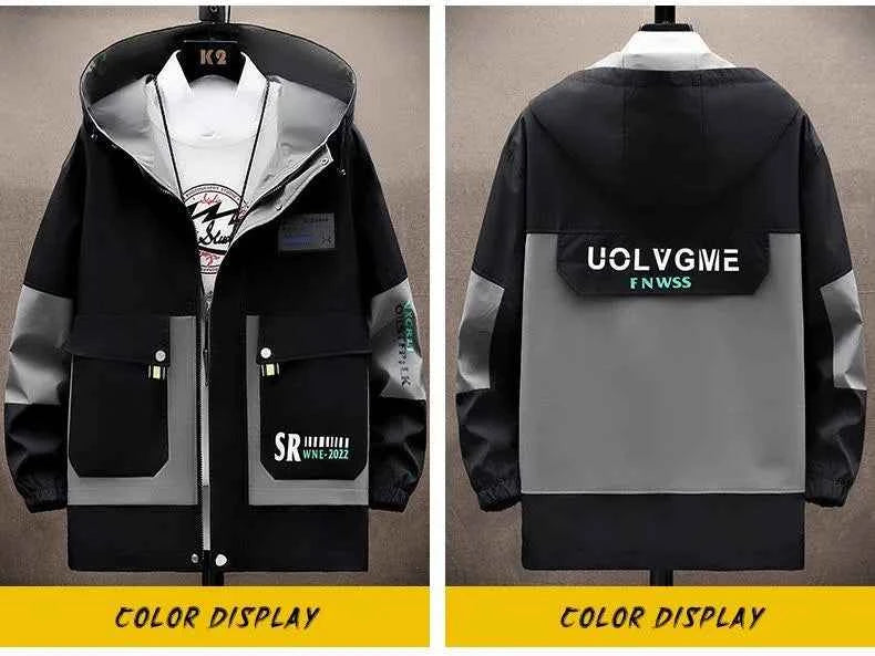 Men's Hooded Windproof Jacket Casual & Comfortable - GONZALES ONLINE SHOP