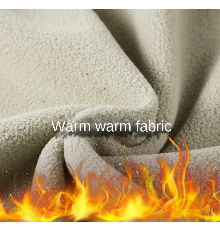 2024 New Fleece Thickened Suit Men's Lamb Fleece Hooded Sweater Cotton Pants Casual Sports Warm Suit GONZALES ONLINE SHOP