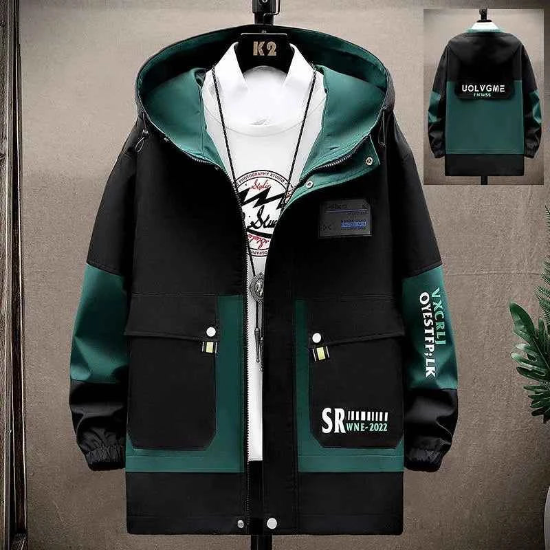 Men's Hooded Windproof Jacket Casual & Comfortable - GONZALES ONLINE SHOP