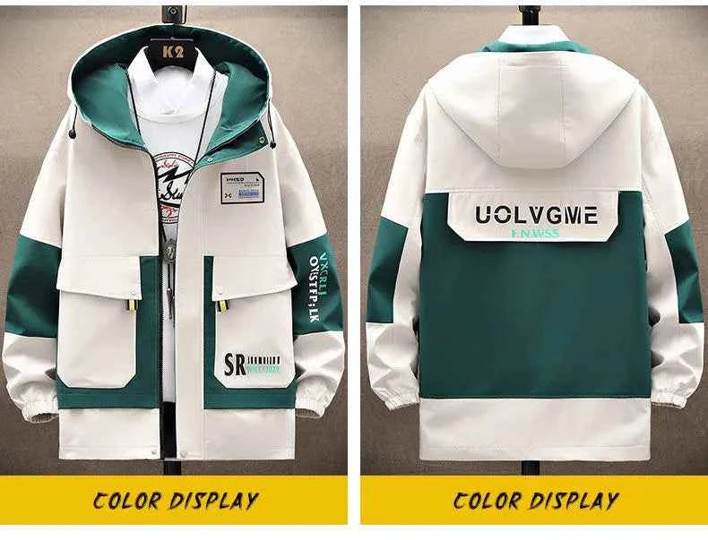 Men's Hooded Windproof Jacket Casual & Comfortable - GONZALES ONLINE SHOP