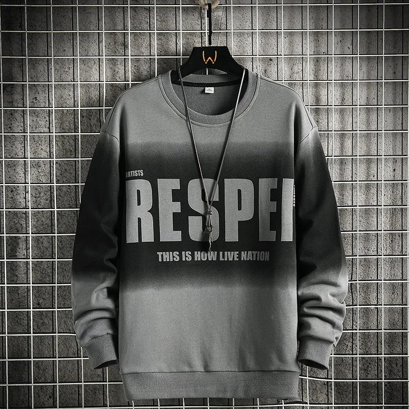 Autumn Spring 2023 Hoodies Sweatshirt For Men's Print Hip Hop Punk Pullover Streetwear Casual Fashion Clothes OverSize 5XL GONZALES ONLINE SHOP