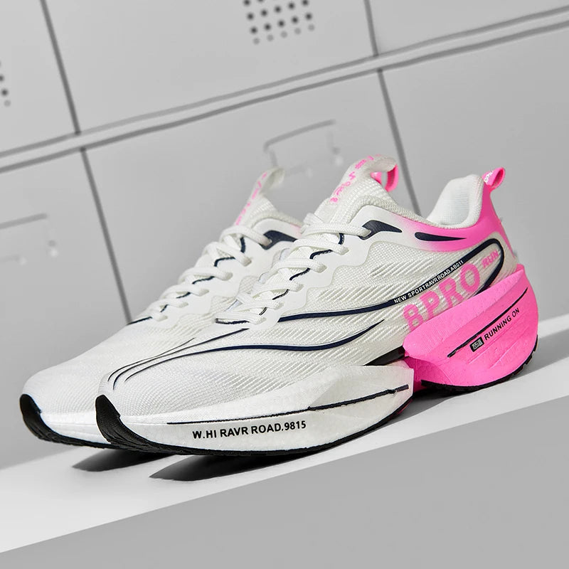 Men's Running Shoes Carbon Plate Racing Marathon Athletic Shoes Cushioned Comfortable Road Sneakers Teenage Training Shoes GONZALES ONLINE SHOP